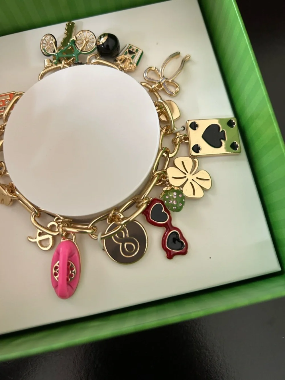 Kate Spade x Target NIB Mixed Novelty Chunky Charm Bracelet - Picture 5 of 17